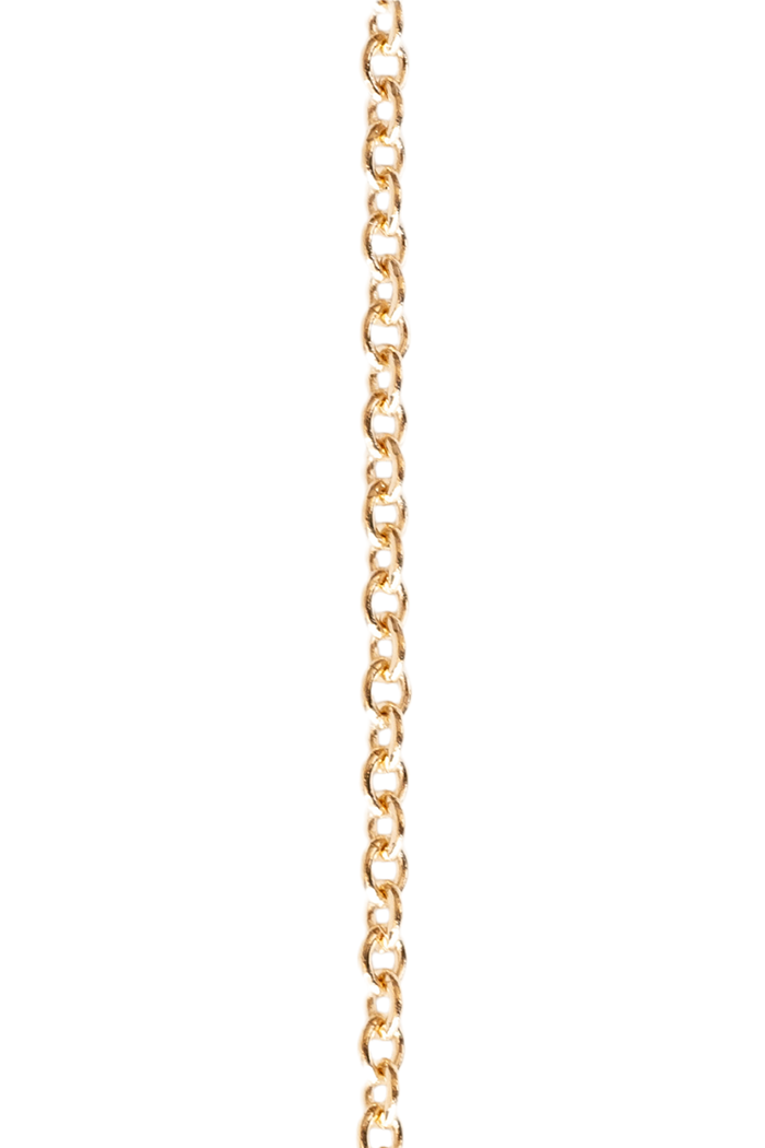 1.3mm cable chain in 14k yellow gold