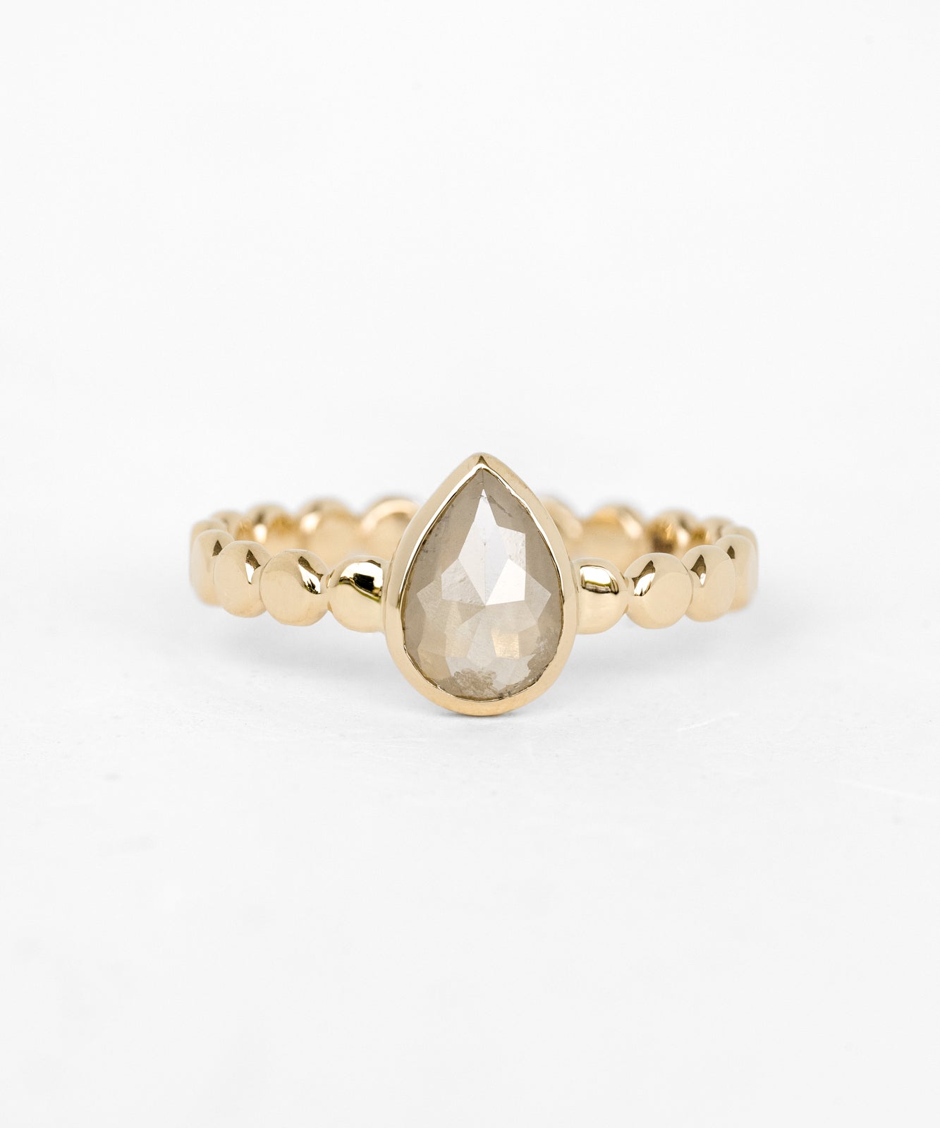 Bellatrix Ring with salt and pepper diamond