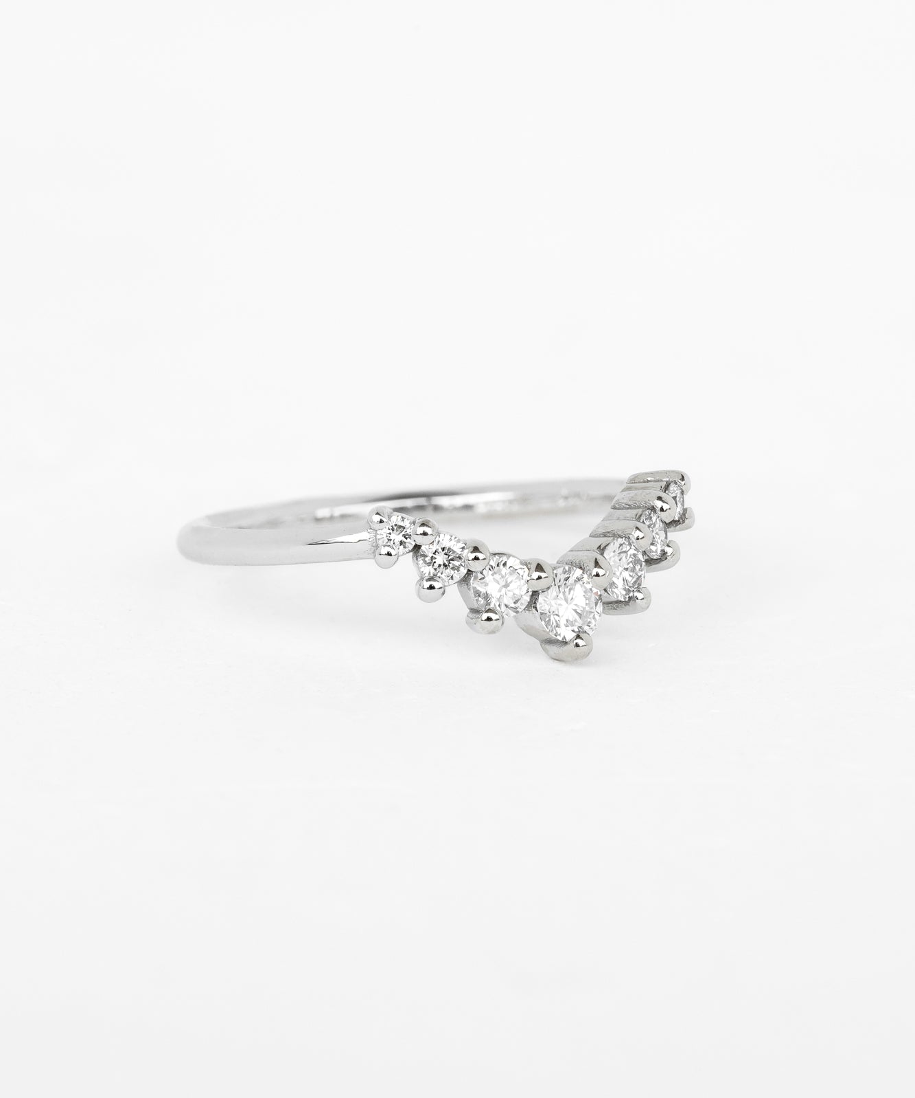 Elegant Celeste Ring with white gemstone