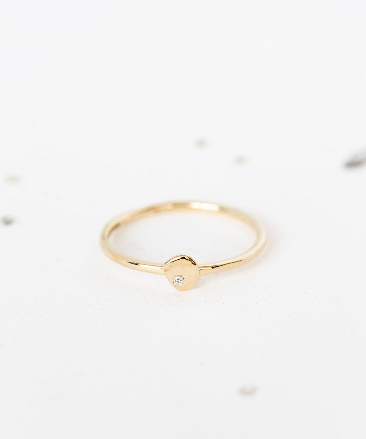 Elegant gold hoop earrings with polished finish