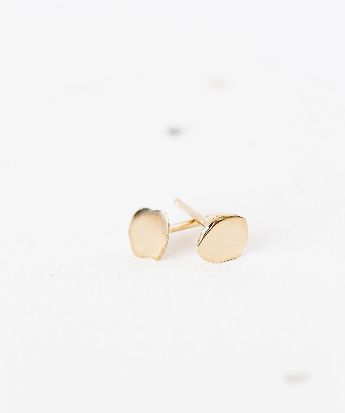 Elegant gold earrings with unique design