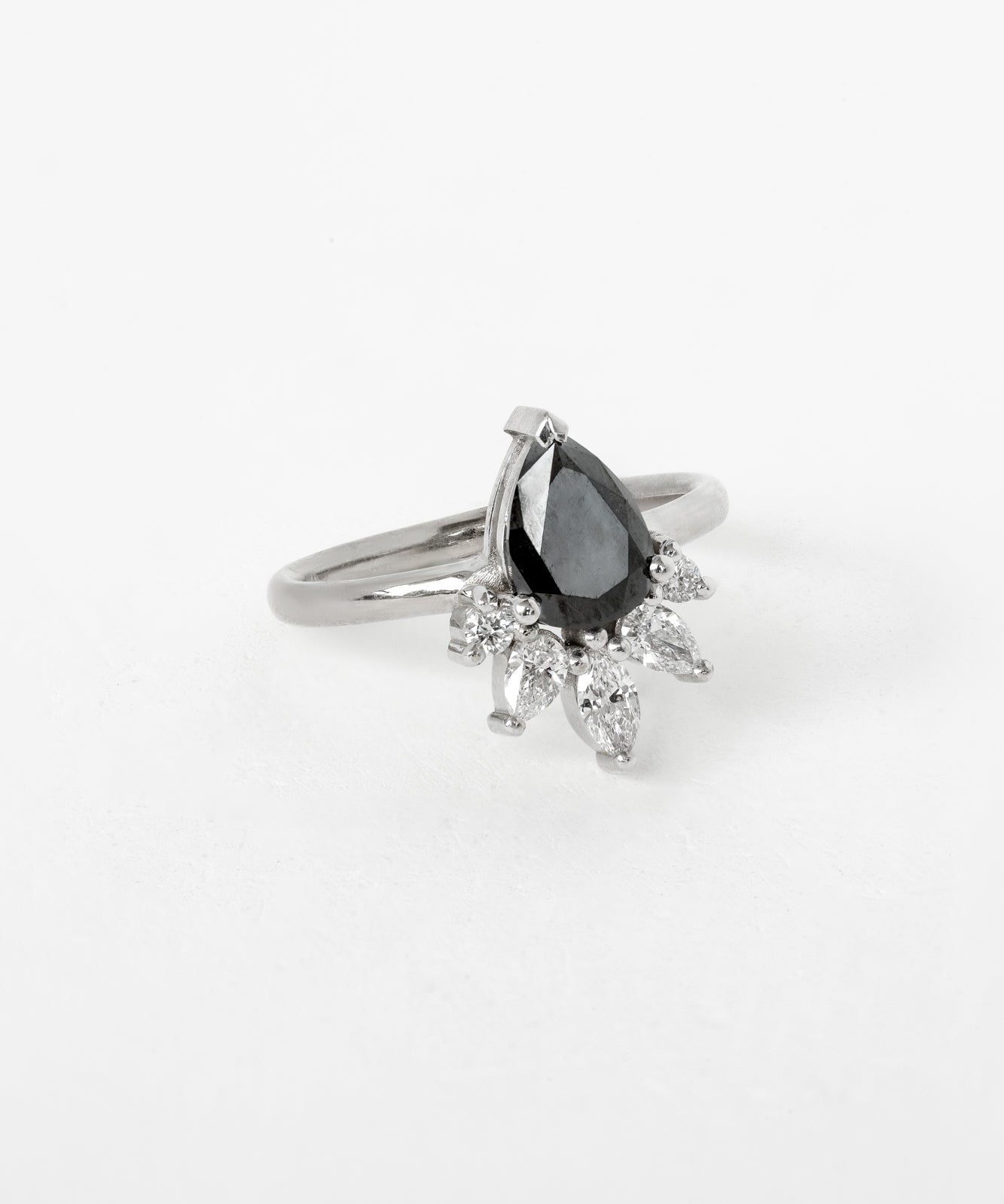 Limitless Ring with 156-carat black diamond