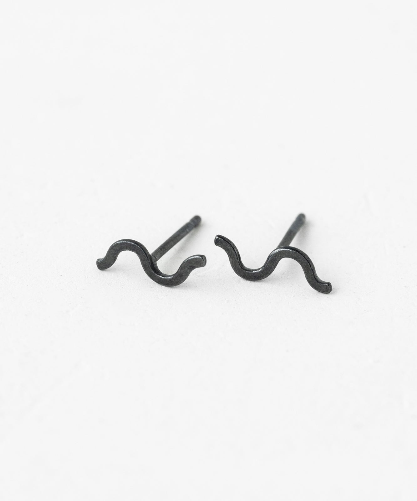 Calligraphy Wave Studs