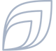 blue layered leaf icon