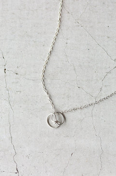 Elegant sterling silver personalized name necklace