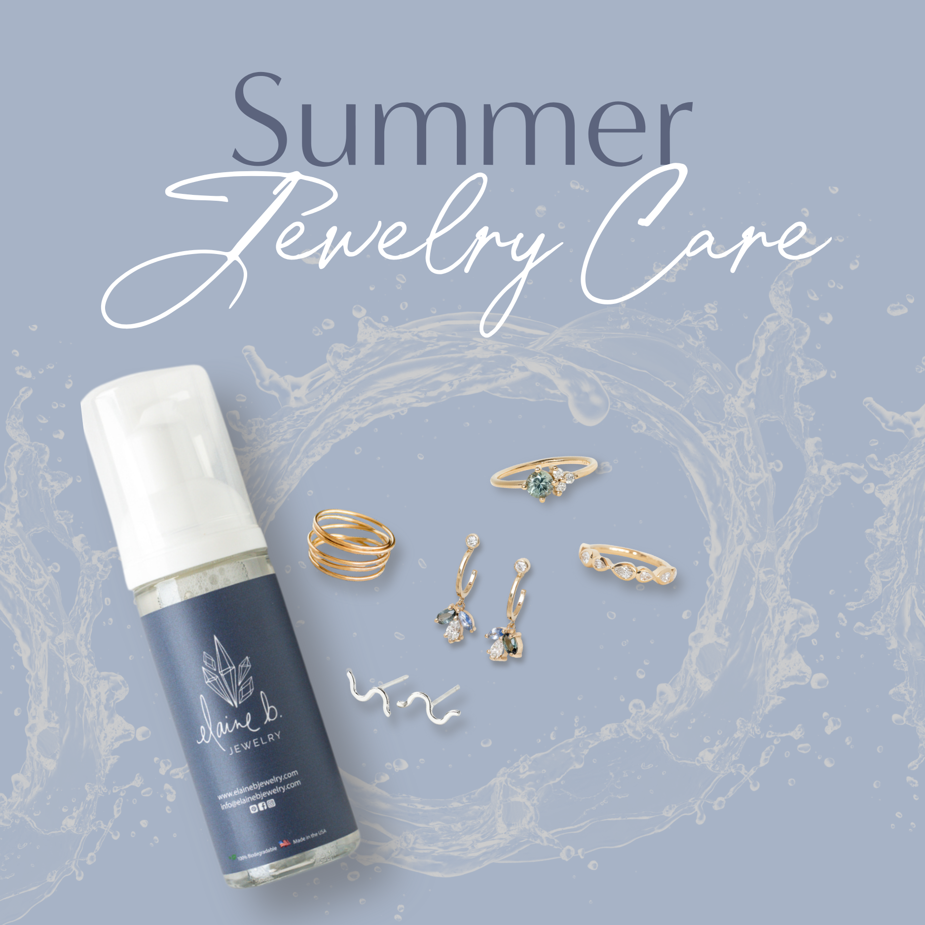 Summer Jewelry Care: How to Keep Your Designs Sparkling