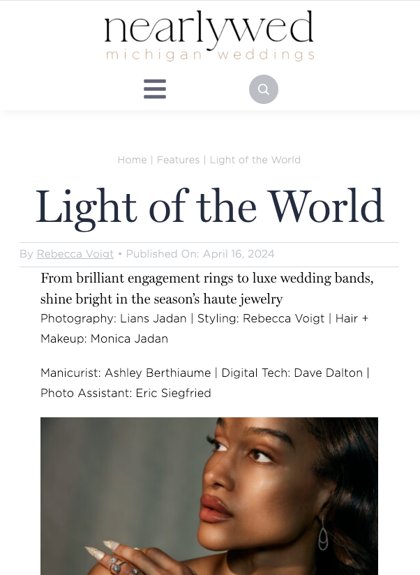 Featured Press Article Nearly Wed From brilliant engagement rings to luxe wedding bands, shine bright in the season’s haute jewelry