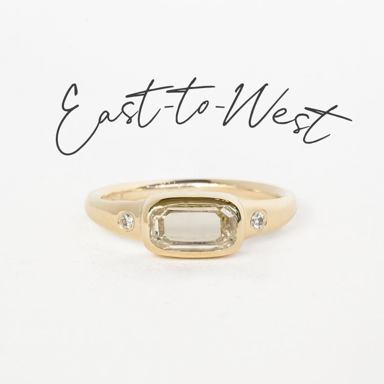 Engagement Ring Trends for 2025: The East-to-West Setting