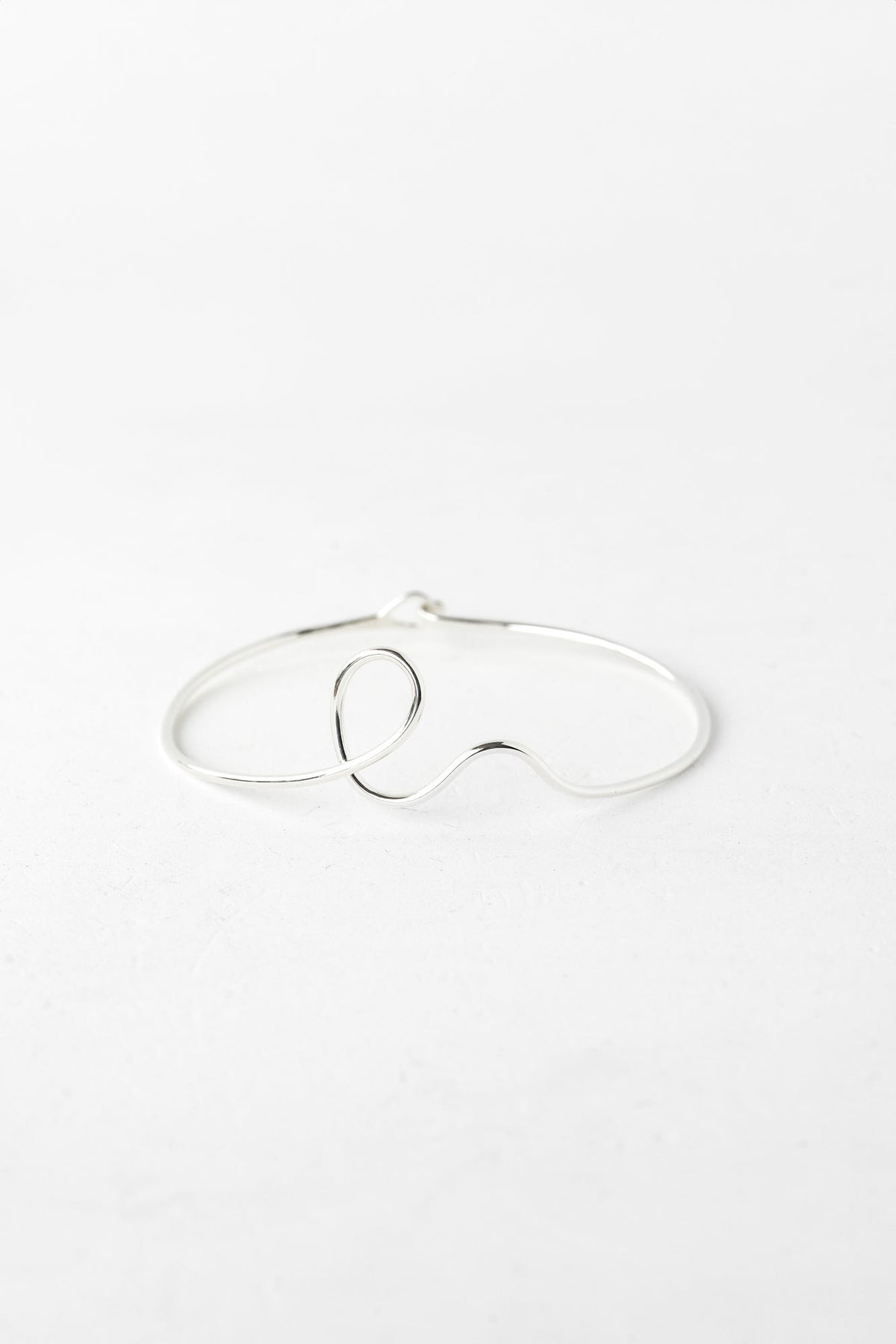Silver calligraphy cuff bracelet, intricate design
