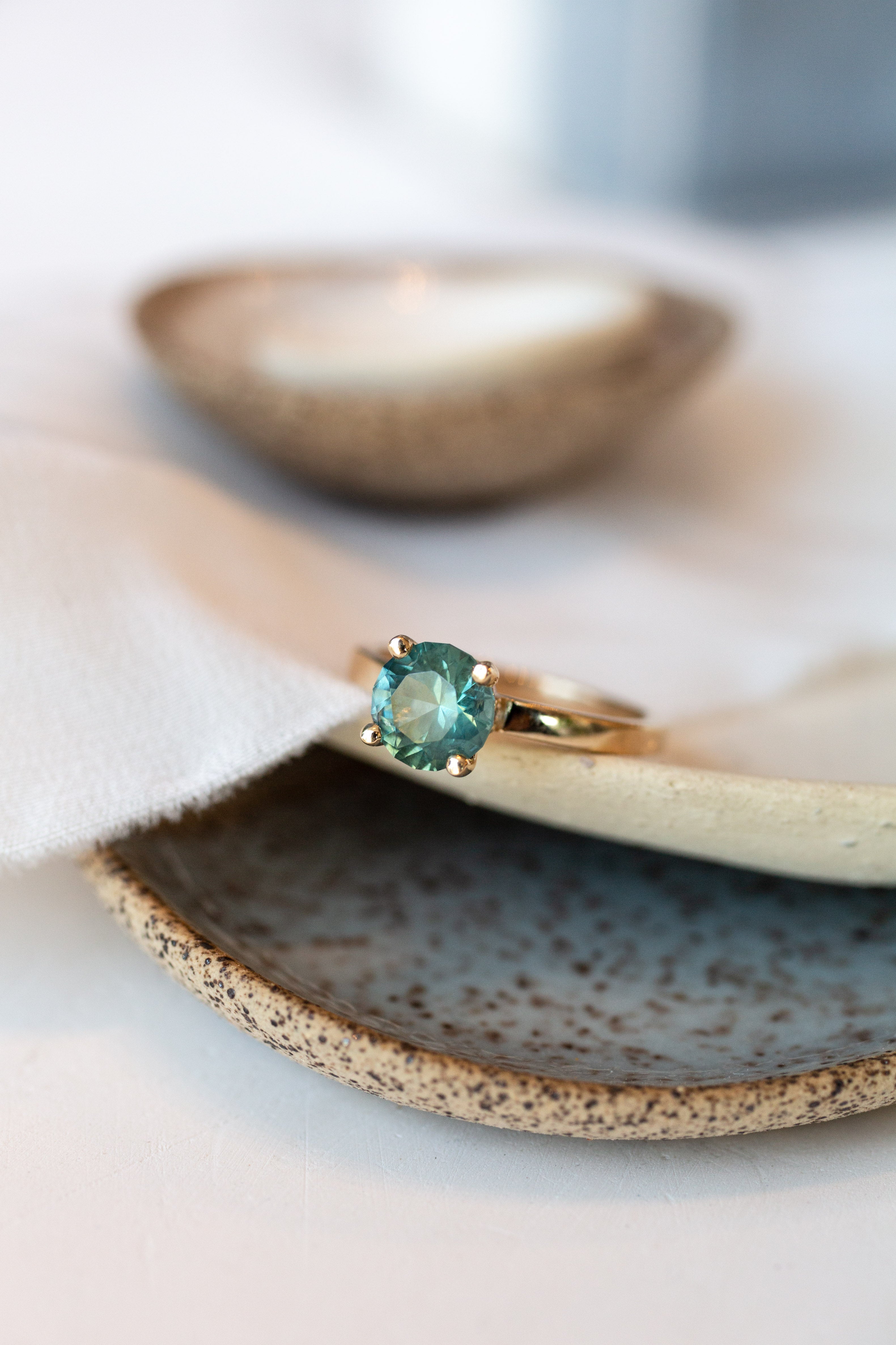 Colorful Gemstone Engagement Rings