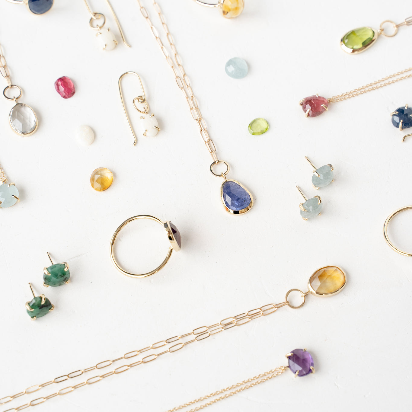 Elements birthstone jewelry designs