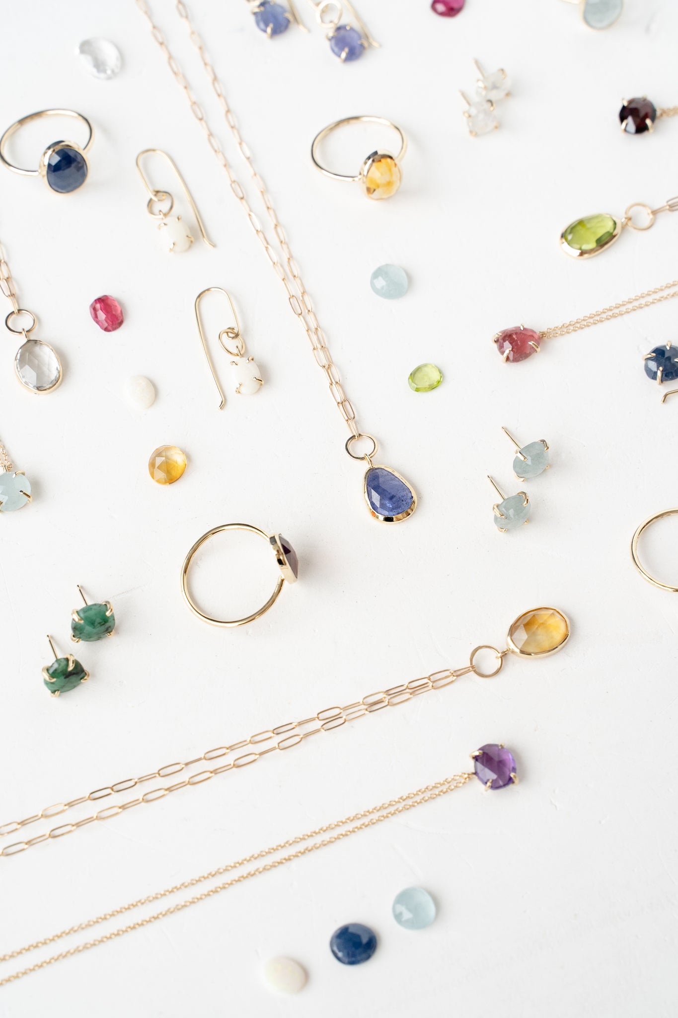 Elements birthstone jewelry designs