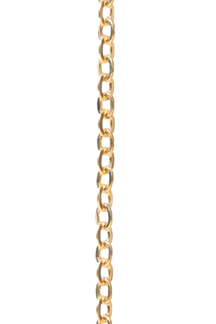 Gold chain with small link, 2.1mm Oval Cable in Yellow Gold Filled.