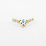 Asteri Ring with 0.98ct Light Blue Montana Sapphire