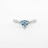 Asteri Ring with 0.99ct Blue Montana Sapphire