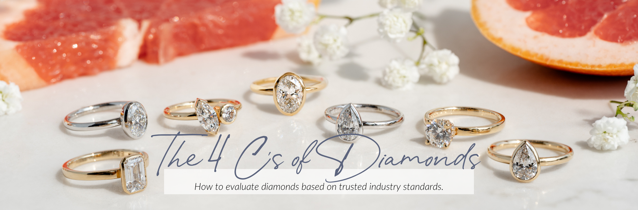 A collection of cut diamond rings, showcasing their brilliance and elegance. Perfect for any special occasion or as a symbol of love.