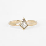 Bellatrix ring with salt and pepper diamond
