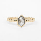 Close-up of Bellatrix Ring with diamond