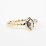 Bellatrix Ring with 0.75ct Salt & Pepper Diamond