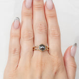 Bellatrix Ring with 1.34ct Salt and Pepper Diamond