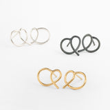 Calligraphy Loop Studs