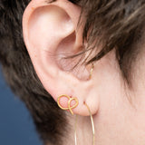 Calligraphy Loop Studs