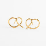 Calligraphy Loop Studs