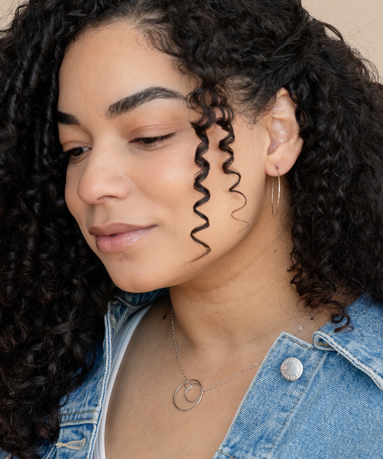 Concentric Small Necklace in sterling silver