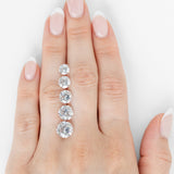 Round Aura Ring with Lab Diamond