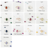 Elements Cosmic Ring in 14k White & Rose Gold