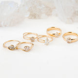 Squiggle Ring with 1.02ct Diamond