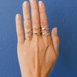 Fallingwater Ring with 0.97ct Diamond