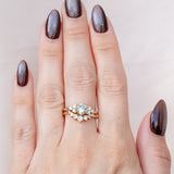 Polaris Ring with 0.95ct Montana Sapphire