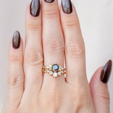 Polaris Ring with 1.03ct Salt and Pepper Diamond