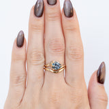 Estelle Ring with 1.70ct Montana Sapphire