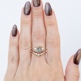 Nova Ring with 2.16ct Montana Sapphire