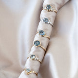 Nova Ring with 2.16ct Montana Sapphire