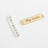 Illustrator Bar with Customizable Text