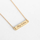 Illustrator Bar with Customizable Text