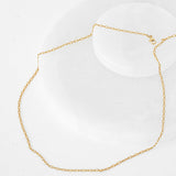 Figure Eight Chain Necklace in 14k Goldfill
