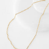 Paperclip Chain Necklace in 14k Goldfill