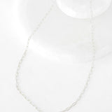 Paperclip Chain Necklace in Sterling Silver