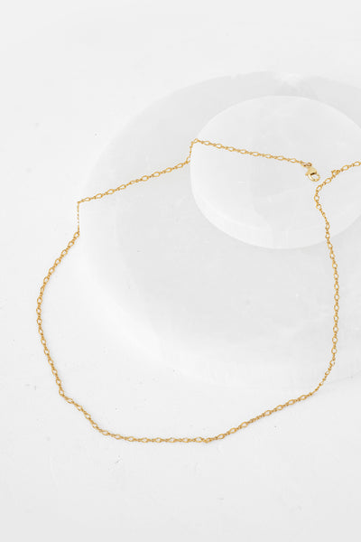 Figure Eight Chain Necklace in 14k Goldfill – Elaine B Jewelry