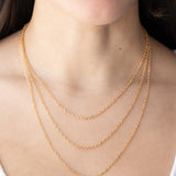 Oval Chain Necklace in 14k Goldfill