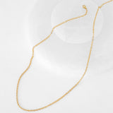Oval Chain Necklace in 14k Goldfill