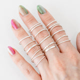 Patterned Stacking Ring