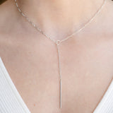 Lariat Bar Link Necklace