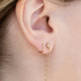 Chain Huggie Earrings