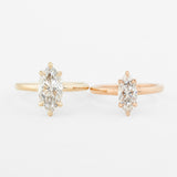 Marquise Venus Ring with Lab Diamond