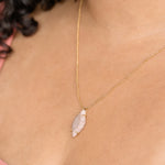 Elegant gold statement necklace with chain links